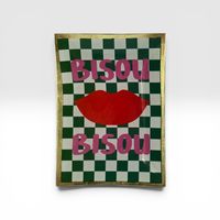 Foto do produto Pratinho/Porta Jóias Retangular Bisou Bisou