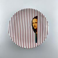 Foto do produto Prato Listrado - MonaLisa- Grehgi Design - 27cm