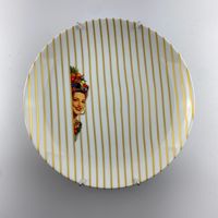 Foto do produto Prato Listrado - Carmen Miranda - Greghi Design - 27cm