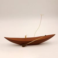 Foto do produto Escultura Canoa Navego em Minhas Memórias - DZT