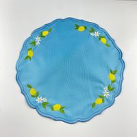 Foto do produto Jogo Americano Blue Limão Siciliano Impermeável - 39cm