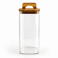 Foto do produto Pote Hermético Borossilicato com Tampa em Bambu - 1850ML 