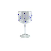Foto do produto Taça Gin em Acrílico com Gemas Azul Escuro