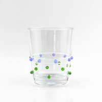 Foto do produto Copo Drink Duo em Acrílico com Gemas Esmeralda e Lilás 