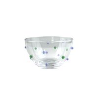 Foto do produto Bowl Duo em Acrílico com Gemas Esmeralda e Lilás - P