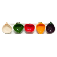 Foto do produto Bandeja em Cerâmica com 5 Mini Bowls - Vegetables