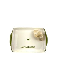 Foto do produto Travessa Relevo Croissant L'amour