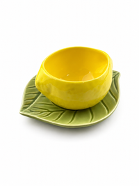 Foto do produto Bowl  Limão Siciliano com Suporte em Cerâmica
