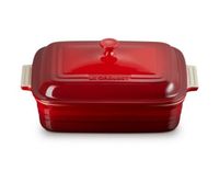 Foto do produto  Travessa Retangular com Tampa - 32cm Cerise - Le Creuset 