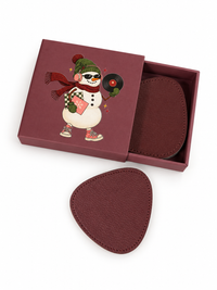 Foto do produto Gift Box Snow + 8 Porta Copos Corino Bordô