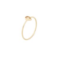 Foto do produto Aliancinha Citrino Ouro 18k