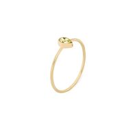 Foto do produto Aliancinha Peridoto Ouro 18k 