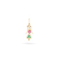 Foto do produto Pingente menina ouro 18K