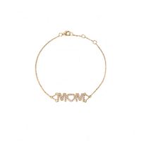 Foto do produto Pulseira Mom de diamantes Ouro 18k