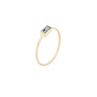 Foto do produto Aliancinha Topázio London Ouro 18k