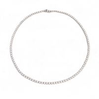 Foto do produto Gargantilha Riviera Coroa Diamantes Ouro 18K