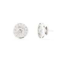 Foto do produto Brinco Disco De Diamantes Ouro 18K