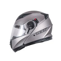 Foto do produto Capacete Texx Escamotiavel Gladiator V2 Chumbo Fosco 