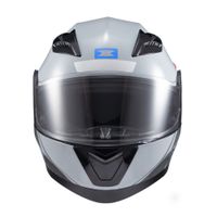 Foto do produto Capacete Texx Escamotiavel Gladiator V3 Makan  Cinza Azul 