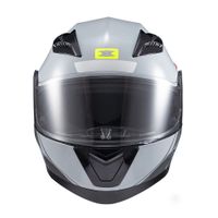 Foto do produto Capacete Texx Escamotiavel Gladiator V3 Makan  Cinza Verde 