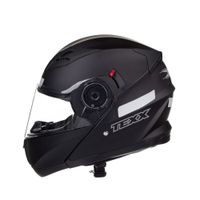 Foto do produto Capacete Texx Escamotiavel Gladiator V3 Preto Fosco