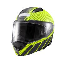 Foto do produto Capacete Texx Escamotiavel Kratos Cyber   Cinza Verde Fosco 