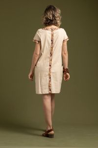 Vestido Heliane Curto - Manteiga