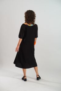 Vestido Roberta Evasê - Preto