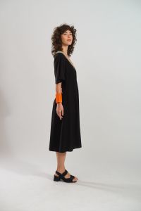 Vestido Roberta Evasê - Preto