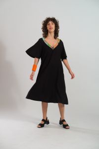 Vestido Roberta Evasê - Preto