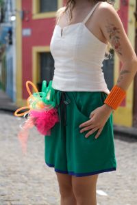 Short Bia Curto Elástico - Verde Bandeira