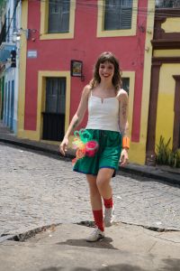 Short Bia Curto Elástico - Verde Bandeira