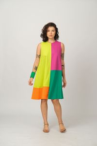 Vestido Helena - Multicor