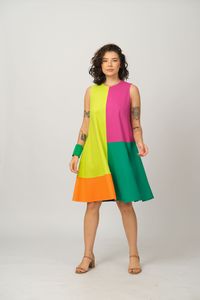 Vestido Helena - Multicor