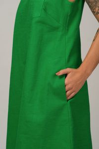 Vestido Vilma Curto - Verde Bandeira