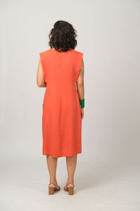Vestido Midi em Liocel
