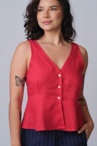 Blusa 100% Linho