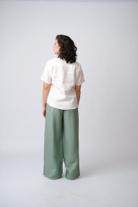 Blusa Decote V  100% Linho