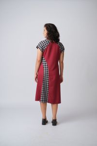 Vestido Midi Bicolor