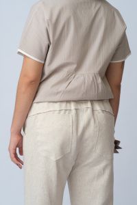 Calça André Reta 100% Linho - Natural