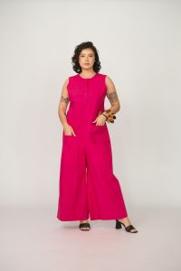 Macacão Fábia Longo - Pink