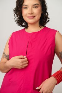 Vestido Fefê Reto - Pink