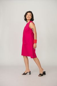 Vestido Fefê Reto - Pink