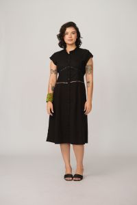 Vestido Bruna Midi - Preto