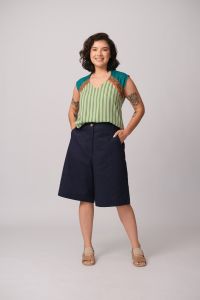 Blusa Selma - Verde Listrado
