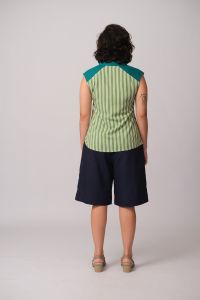 Blusa Selma - Verde Listrado