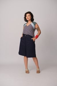 Blusa Selma - Azul Listrado