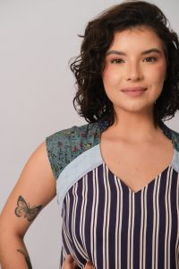 Blusa Selma - Azul Listrado