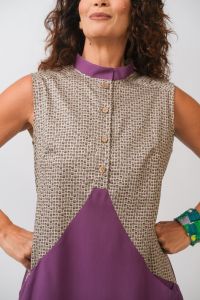 Vestido Áurea - Roxo