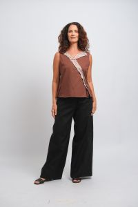 Blusa Coralina - Marrom